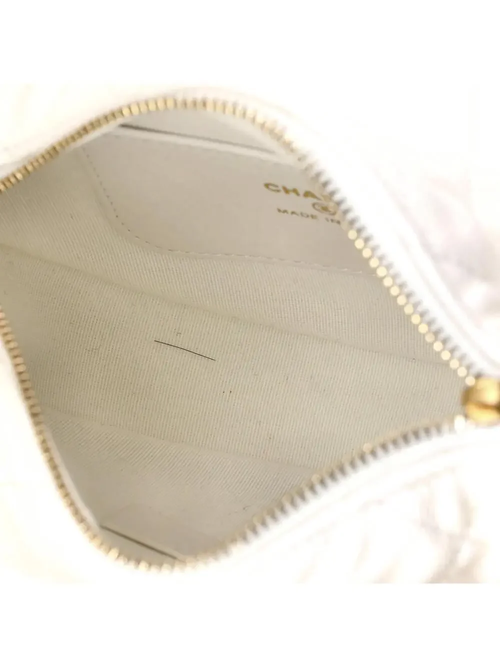 Chanel Double Chain Bow Hobo Pouch #290757C48B